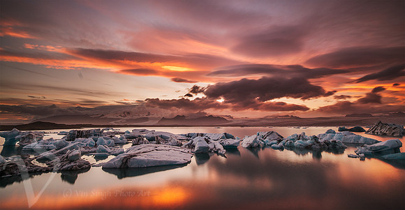 Jokulsarlon Sunset 2